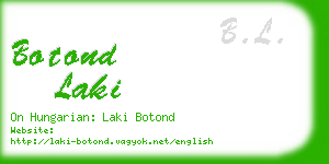 botond laki business card